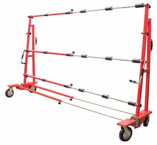 HEAVY DUTY TROLLEY TO MANEUVER A LARGE STONE